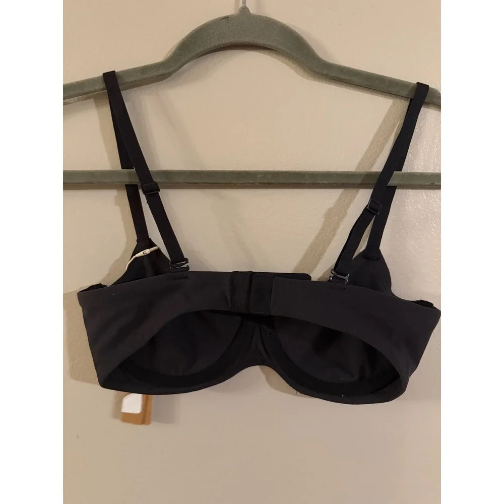SKIMS Fits Everybody Underwire Bra Onyx Black 32B NWT - Picture 3 of 6